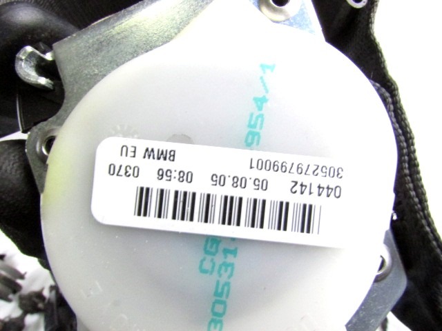 VARNOSTNI PAS OEM N. 72119138233 ORIGINAL REZERVNI DEL BMW SERIE 3 BER/SW/COUPE/CABRIO E90/E91/E92/E93 (2005 -2009) DIESEL LETNIK 2005