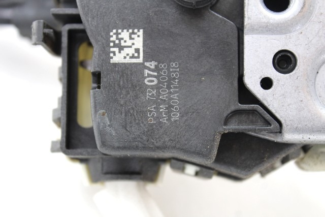 CENTRALNI ZAKLEP SPREDNJIH VRAT  OEM N. 9800616580 ORIGINAL REZERVNI DEL PEUGEOT 308 4A 4B 4C 4E 4H MK1 BER/SW/CC (2007 - 2013) DIESEL LETNIK 2010