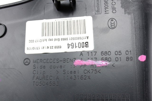 MONTA?NI DELI /  ARMATURNE PLOSCE SPODNJI OEM N. A1176800189 ORIGINAL REZERVNI DEL MERCEDES CLA C117 X117 BER/SW (2013 - 2019) DIESEL LETNIK 2013