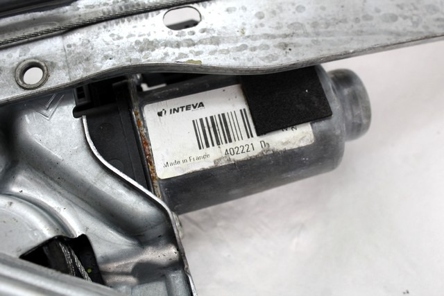 MEHANIZEM DVIGA SPREDNJIH STEKEL  OEM N. 12291 SISTEMA ALZACRISTALLO PORTA ANTERIORE ELETTR ORIGINAL REZERVNI DEL CITROEN DS3 (2009 - 2014) DIESEL LETNIK 2011