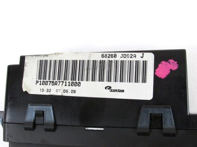 POTOVALNI RACUNALNIK OEM N. 68260-JD92A ORIGINAL REZERVNI DEL NISSAN QASHQAI J10C (2006 - 2010) DIESEL LETNIK 2008