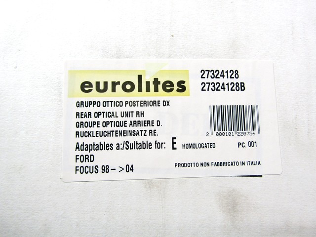 ZADNJI DESNI ZAROMETI OEM N. 27324128 ORIGINAL REZERVNI DEL FORD FOCUS DAW DBW DNW MK1 BER/SW (1998-2001)DIESEL LETNIK 1999