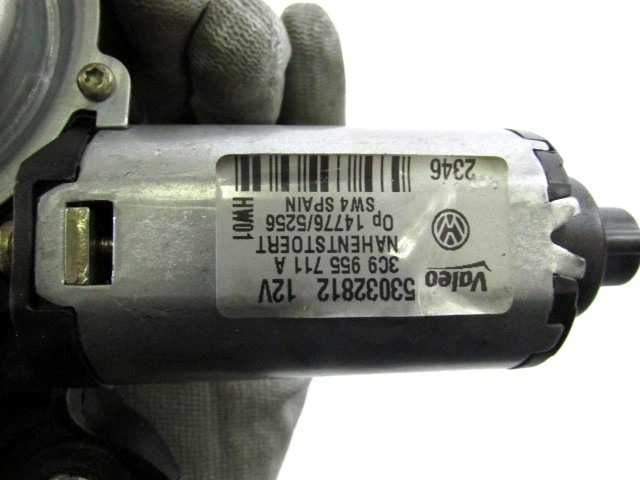 MOTORCEK ZADNJEGA BRISALCA OEM N. 3C9955711A ORIGINAL REZERVNI DEL VOLKSWAGEN PASSAT B6 3C2 3C5 BER/SW (2005 - 09/2010)  DIESEL LETNIK 2006