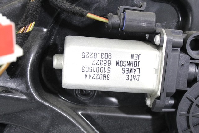 MEHANIZEM DVIGA SPREDNJIH STEKEL  OEM N. 20033 SISTEMA ALZACRISTALLO PORTA ANTERIORE ELETTR ORIGINAL REZERVNI DEL LANCIA Y YPSILON 843 R (2006 - 2011) DIESEL LETNIK 2011