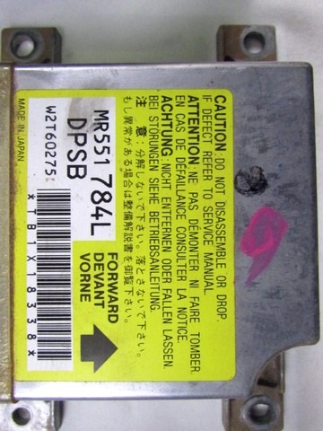 KIT AIRBAG KOMPLET OEM N. 57188 KIT AIRBAG COMPLETO ORIGINAL REZERVNI DEL MITSUBISHI PAJERO V60 (2000 - 2007) DIESEL LETNIK 2002