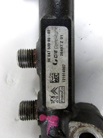 VOD VBRIZGA GORIVA OEM N. 9684753080 ORIGINAL REZERVNI DEL PEUGEOT 208 CA CC MK1 (2012 -2019) DIESEL LETNIK 2012