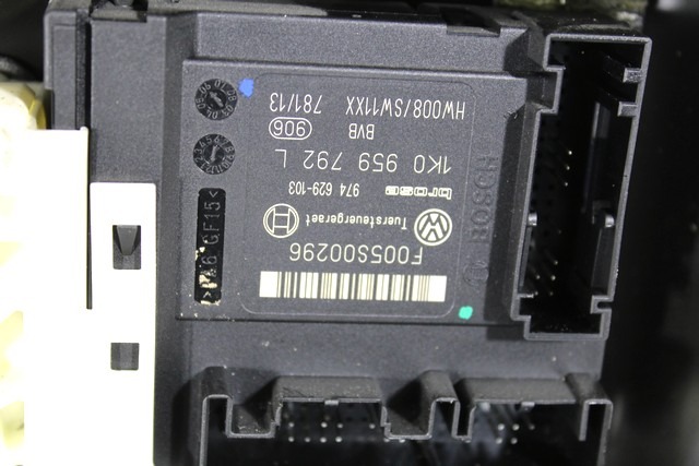 MEHANIZEM DVIGA SPREDNJIH STEKEL  OEM N. 19957 SISTEMA ALZACRISTALLO PORTA ANTERIORE ELETTR ORIGINAL REZERVNI DEL VOLKSWAGEN PASSAT B6 3C2 3C5 BER/SW (2005 - 09/2010)  DIESEL LETNIK 2007