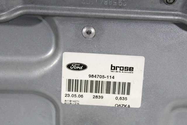 MEHANIZEM DVIGA SPREDNJIH STEKEL  OEM N. 18935 SISTEMA ALZACRISTALLO PORTA ANTERIORE ELETTR ORIGINAL REZERVNI DEL FORD FOCUS DA HCP DP MK2 BER/SW (2005 - 2008) DIESEL LETNIK 2006