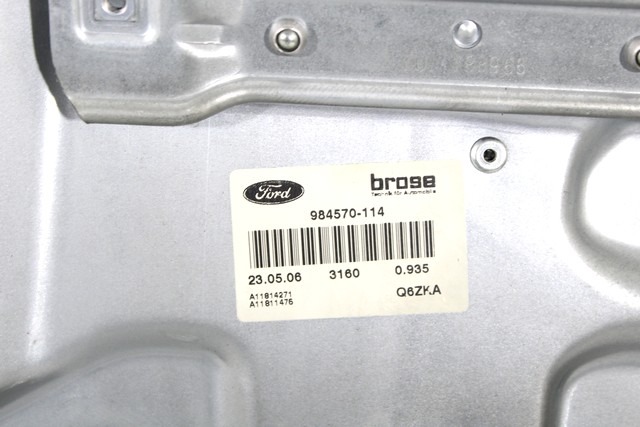 MEHANIZEM DVIGA SPREDNJIH STEKEL  OEM N. 18935 SISTEMA ALZACRISTALLO PORTA ANTERIORE ELETTR ORIGINAL REZERVNI DEL FORD FOCUS DA HCP DP MK2 BER/SW (2005 - 2008) DIESEL LETNIK 2006