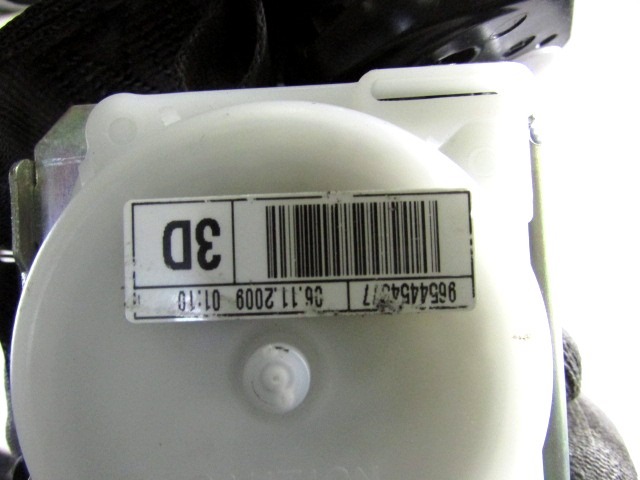 VARNOSTNI PAS OEM N. 9654454377 ORIGINAL REZERVNI DEL CITROEN C4 PICASSO/GRAND PICASSO MK1 (2006 - 08/2013) DIESEL LETNIK 2010