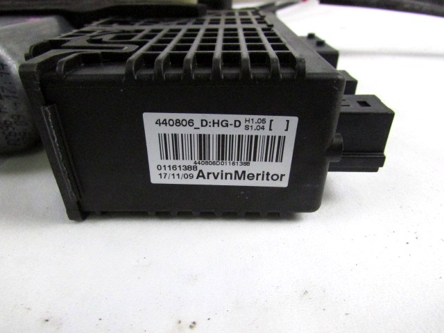 MEHANIZEM DVIGA SPREDNJIH STEKEL  OEM N. 22483 SISTEMA ALZACRISTALLO PORTA ANTERIORE ELETTR ORIGINAL REZERVNI DEL CITROEN C4 PICASSO/GRAND PICASSO MK1 (2006 - 08/2013) DIESEL LETNIK 2010