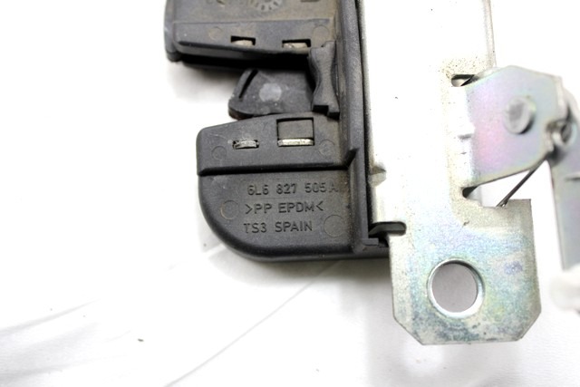 ZAKLEPANJE PRTLJA?NIH VRAT  OEM N. 6L6827505A ORIGINAL REZERVNI DEL SEAT IBIZA 6L1 MK3 R (02/2006 - 2008) BENZINA LETNIK 2008