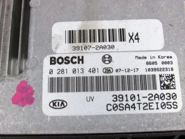 KOMPLET ODKLEPANJE IN VZIG  OEM N. 19214 KIT ACCENSIONE AVVIAMENTO ORIGINAL REZERVNI DEL KIA PICANTO SA BA MK1 R (2008 - 2011) DIESEL LETNIK 2009