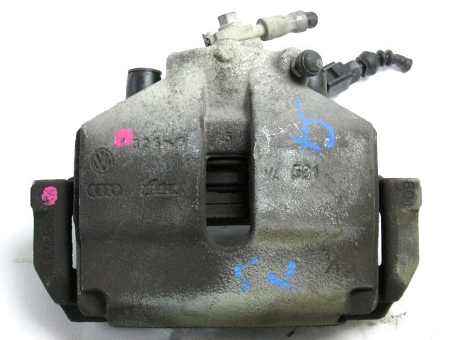 SPREDNJE LEVE ZAVORNE CELJUSTI  OEM N. 1K0615123E ORIGINAL REZERVNI DEL VOLKSWAGEN TOURAN 1T1 MK1 (2003 - 11/2006) DIESEL LETNIK 2006