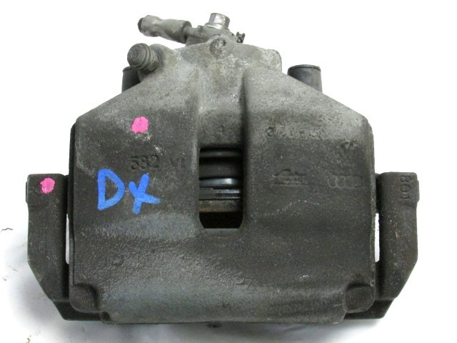 SPREDNJE DESNE ZAVORNE CELJUSTI  OEM N. 1K0615124E ORIGINAL REZERVNI DEL VOLKSWAGEN TOURAN 1T1 MK1 (2003 - 11/2006) DIESEL LETNIK 2006