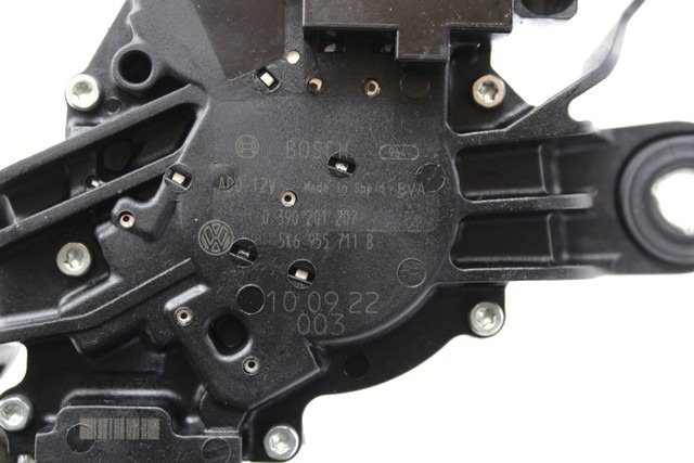 MOTORCEK ZADNJEGA BRISALCA OEM N. 5K6955711B ORIGINAL REZERVNI DEL VOLKSWAGEN GOLF VI 5K1 517 AJ5 MK6 (2008-2012) BENZINA/GPL LETNIK 2010