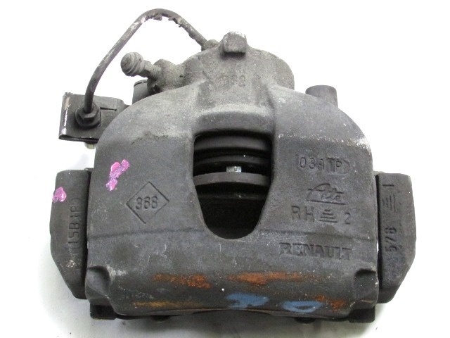 SPREDNJE DESNE ZAVORNE CELJUSTI  OEM N. 7701049092 ORIGINAL REZERVNI DEL RENAULT LAGUNA BG0/1 KG0/1 MK2 BER/SW (11/2000 - 12/2004) BENZINA LETNIK 2001