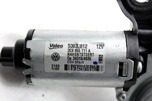 MOTORCEK ZADNJEGA BRISALCA OEM N. 3C9955711A ORIGINAL REZERVNI DEL VOLKSWAGEN PASSAT B6 3C2 3C5 BER/SW (2005 - 09/2010)  DIESEL LETNIK 2009