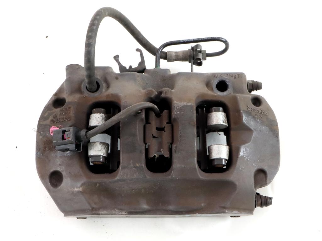 ZADNJE LEVE ZAVORNE CELJUSTI  OEM N. 7P6615423E ORIGINAL REZERVNI DEL VOLKSWAGEN TOUAREG 7P5 7P6 MK2 (2010 - 2018)DIESEL LETNIK 2010