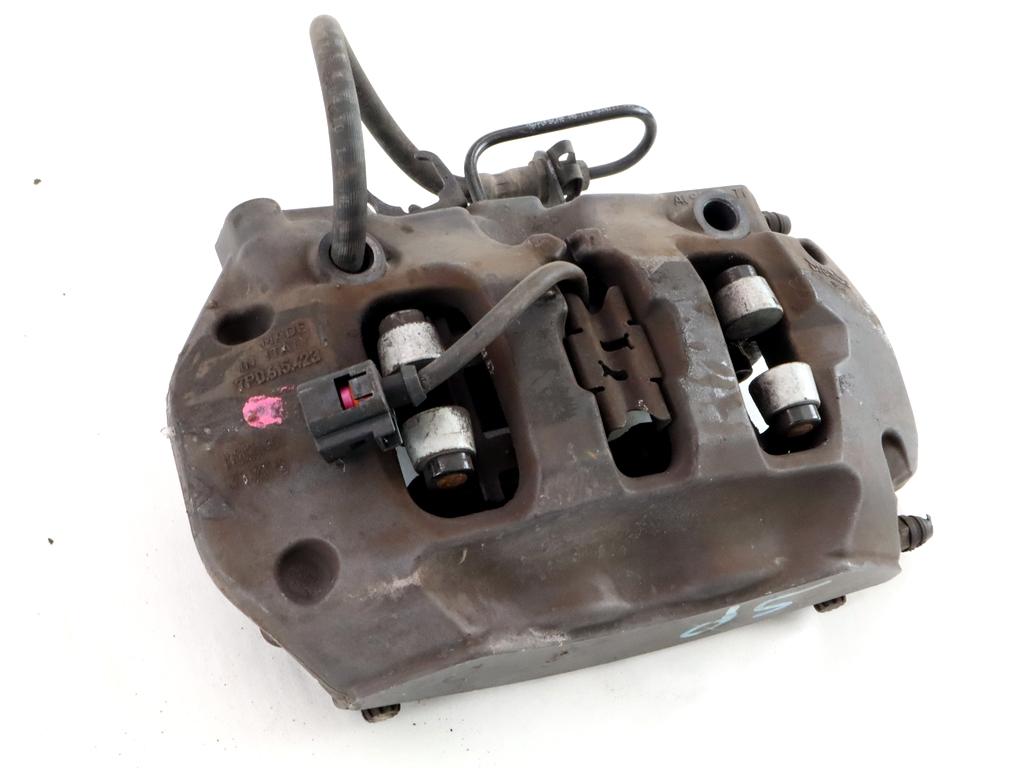 ZADNJE LEVE ZAVORNE CELJUSTI  OEM N. 7P6615423E ORIGINAL REZERVNI DEL VOLKSWAGEN TOUAREG 7P5 7P6 MK2 (2010 - 2018)DIESEL LETNIK 2010