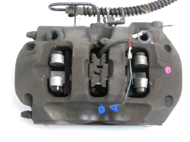 ZADNJE DESNE ZAVORNE CELJUSTI  OEM N. 7P6615424E ORIGINAL REZERVNI DEL VOLKSWAGEN TOUAREG 7P5 7P6 MK2 (2010 - 2018)DIESEL LETNIK 2010