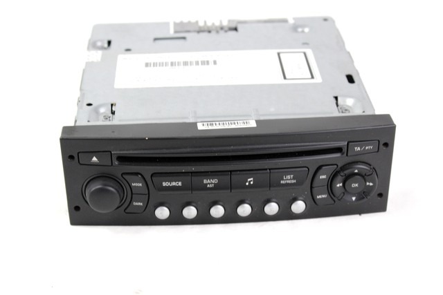 RADIO CD / OJACEVALNIK / IMETNIK HIFI OEM N. 9660646477 ORIGINAL REZERVNI DEL PEUGEOT 307 3A/B/C/E/H BER/SW/CABRIO (2001 - 2009) BENZINA LETNIK 2007