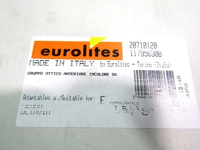 SPREDNJI INDIKATOR OEM N. 1U0953156A ORIGINAL REZERVNI DEL SKODA OCTAVIA MK1 1U2 1U5 BER/SW (1997 - 2004)DIESEL LETNIK 1998