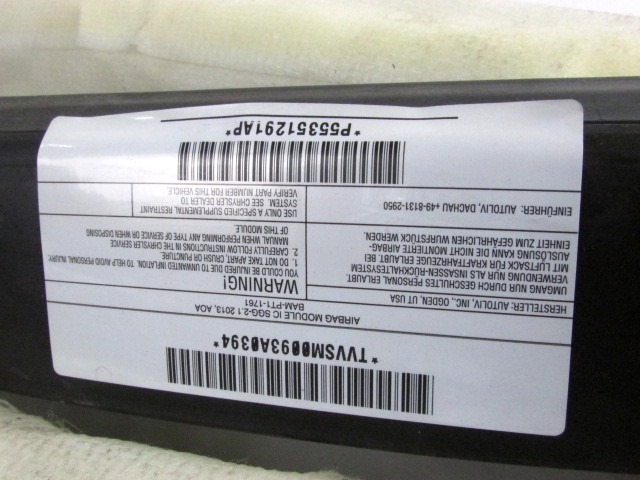 ZRACNA BLAZINA GLAVA LEVA OEM N. 55351291AP ORIGINAL REZERVNI DEL JEEP COMPASS MK49 MK1 R (2011 - 2017)DIESEL LETNIK 2013