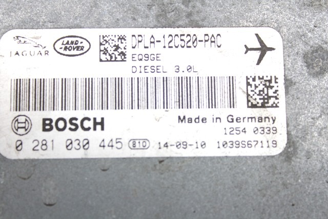 KOMPLET ODKLEPANJE IN VZIG  OEM N. 31360 KIT ACCENSIONE AVVIAMENTO ORIGINAL REZERVNI DEL JAGUAR XF X250 MK1 (2008 - 2011)DIESEL LETNIK 2010