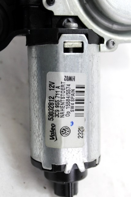 MOTORCEK ZADNJEGA BRISALCA OEM N. 3C9955711A ORIGINAL REZERVNI DEL VOLKSWAGEN PASSAT B6 3C2 3C5 BER/SW (2005 - 09/2010)  DIESEL LETNIK 2008