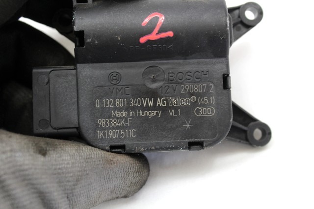 MOTORCEK OGREVANJA OEM N. 1K1907511C ORIGINAL REZERVNI DEL AUDI A3 MK2 8P 8PA 8P1 (2003 - 2008)DIESEL LETNIK 2007