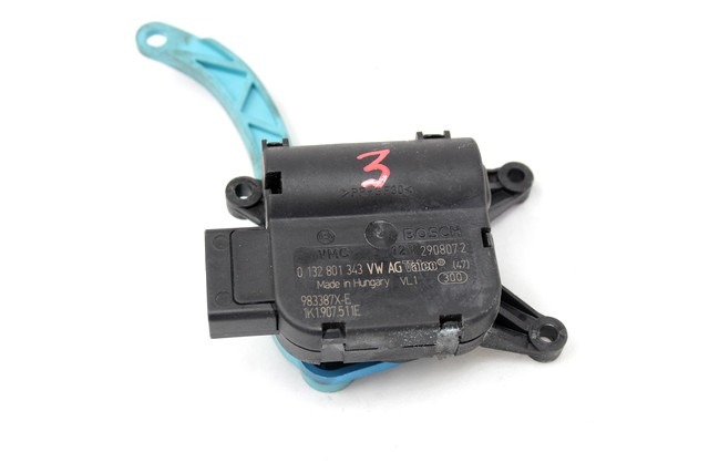 MOTORCEK OGREVANJA OEM N. 1K1907511E ORIGINAL REZERVNI DEL AUDI A3 MK2 8P 8PA 8P1 (2003 - 2008)DIESEL LETNIK 2007