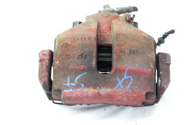 SPREDNJE LEVE ZAVORNE CELJUSTI  OEM N. 1K0615123E ORIGINAL REZERVNI DEL AUDI A3 MK2 8P 8PA 8P1 (2003 - 2008)DIESEL LETNIK 2007