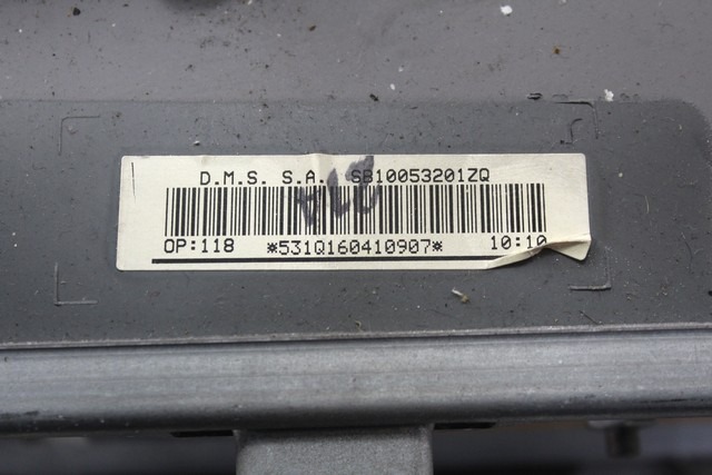 KIT AIRBAG KOMPLET OEM N. 18085 KIT AIRBAG COMPLETO ORIGINAL REZERVNI DEL CITROEN C3 / PLURIEL MK1R (09/2005 - 11/2010) DIESEL LETNIK 2006