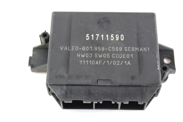 ECU PARKIRNI SENZORJI OEM N. 51711590 ORIGINAL REZERVNI DEL FIAT IDEA 350 (2003 - 2008) DIESEL LETNIK 2005