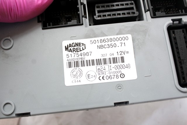 KOMPLET ODKLEPANJE IN VZIG  OEM N. 17841 KIT ACCENSIONE AVVIAMENTO ORIGINAL REZERVNI DEL FIAT IDEA 350 (2003 - 2008) DIESEL LETNIK 2005