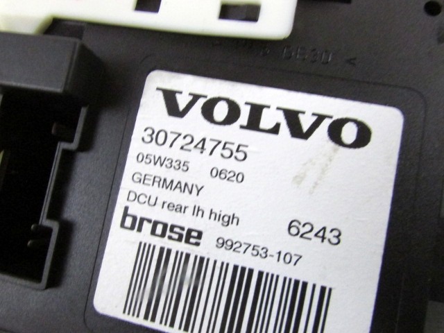 MEHANIZEM DVIGA ZADNJIH STEKEL  OEM N. 17906 SISTEMA ALZACRISTALLO PORTA POSTERIORE ELETT ORIGINAL REZERVNI DEL VOLVO V50 545 (2004 - 05/2007) DIESEL LETNIK 2005