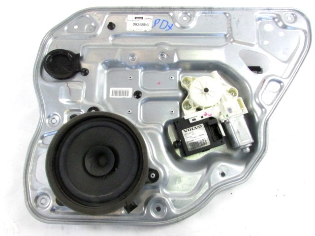 MEHANIZEM DVIGA ZADNJIH STEKEL  OEM N. 17906 SISTEMA ALZACRISTALLO PORTA POSTERIORE ELETT ORIGINAL REZERVNI DEL VOLVO V50 545 (2004 - 05/2007) DIESEL LETNIK 2005