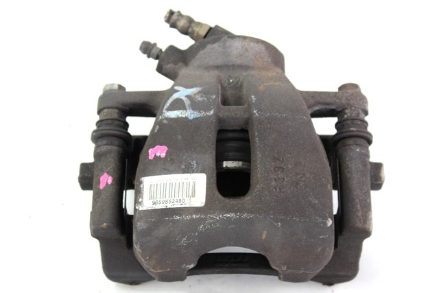 SPREDNJE DESNE ZAVORNE CELJUSTI  OEM N. 9659852480 ORIGINAL REZERVNI DEL CITROEN C3 / PLURIEL MK1R (09/2005 - 11/2010) DIESEL LETNIK 2006