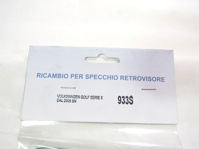 933S VETRO SPECCHIO SPECCHIETTO RETROVISORE SINISTRO BIAGI CORRADO VOLKSWAGEN GOLF 6 1.6 B 75KW RICAMBIO NUOVO