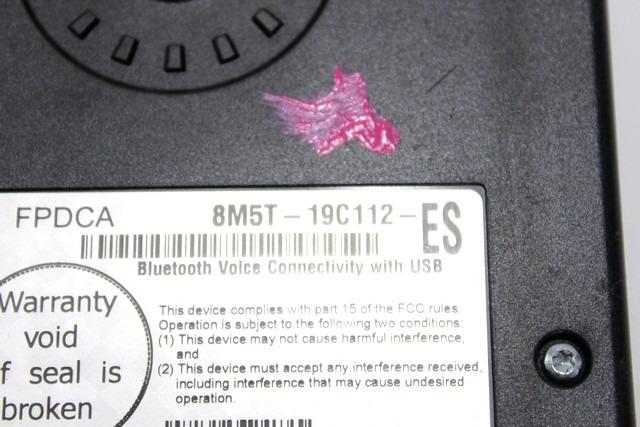 RACUNALNIK TELEFONA  OEM N. 8M5T-19C112-ES ORIGINAL REZERVNI DEL FORD FIESTA CB1 CNN MK6 (09/2008 - 11/2012) BENZINA LETNIK 2011