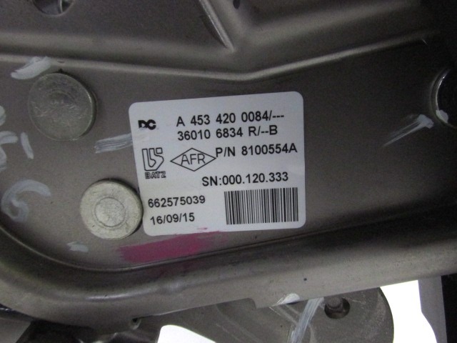 OEM N. 360106834R ORIGINAL REZERVNI DEL RENAULT TWINGO BCM MK3 (DAL 2014)BENZINA LETNIK 2016