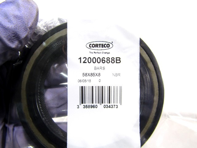 12000688B GUARNIZIONE PARAOLIO CORTECO 58X85X8 CORTECO PER TRATTORE AGRICOLO LOMBARDINI RICAMBIO NUOVO