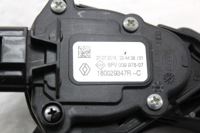 PEDALI OEM N. 180029347R ORIGINAL REZERVNI DEL RENAULT CLIO BH KH MK4 (2012 - 2019)BENZINA LETNIK 2015