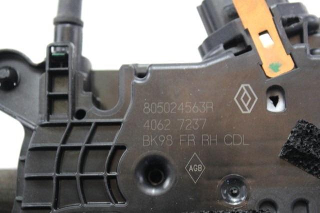 CENTRALNI ZAKLEP SPREDNJIH VRAT  OEM N. 805024563R ORIGINAL REZERVNI DEL RENAULT CLIO BH KH MK4 (2012 - 2019)BENZINA LETNIK 2015