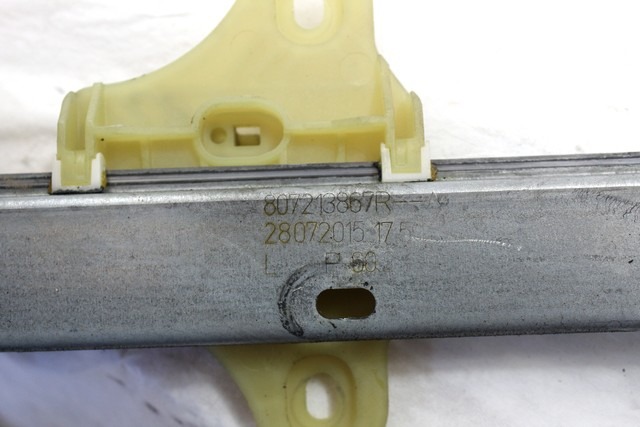 MEHANIZEM DVIGA SPREDNJIH STEKEL  OEM N. 57284 SISTEMA ALZACRISTALLO PORTA ANTERIORE ELETTR ORIGINAL REZERVNI DEL RENAULT CLIO BH KH MK4 (2012 - 2019)BENZINA LETNIK 2015