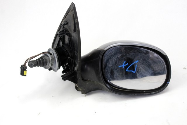 DESNO OGLEDALO OEM N. 96766540XX ORIGINAL REZERVNI DEL PEUGEOT 206 / 206 CC 2A/C 2D 2E/K R (2003 - 10/2008) DIESEL LETNIK 2004