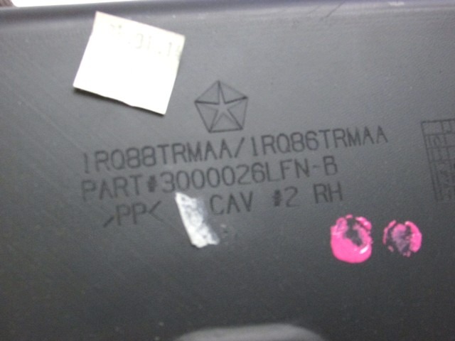 MONTA?NI DELI /  ARMATURNE PLOSCE SPODNJI OEM N. 1RQ88TRMAA ORIGINAL REZERVNI DEL FIAT FREEMONT (2011 - 2015)DIESEL LETNIK 2014