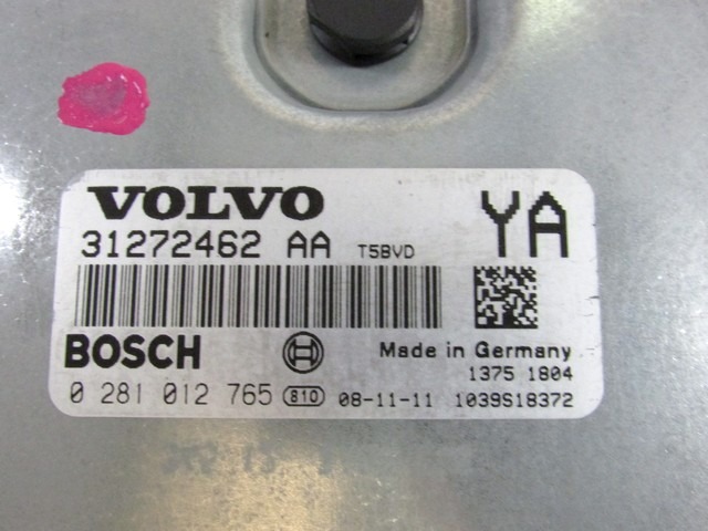 OSNOVNA KRMILNA ENOTA DDE / MODUL ZA VBRIZGAVANJE OEM N. 31272462AA ORIGINAL REZERVNI DEL VOLVO XC60 156 (2008 - 2013)DIESEL LETNIK 2009