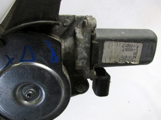 MEHANIZEM DVIGA SPREDNJIH STEKEL  OEM N. 16441 SISTEMA ALZACRISTALLO PORTA ANTERIORE ELETTR ORIGINAL REZERVNI DEL ALFA ROMEO 147 937 (2001 - 2005)DIESEL LETNIK 2002